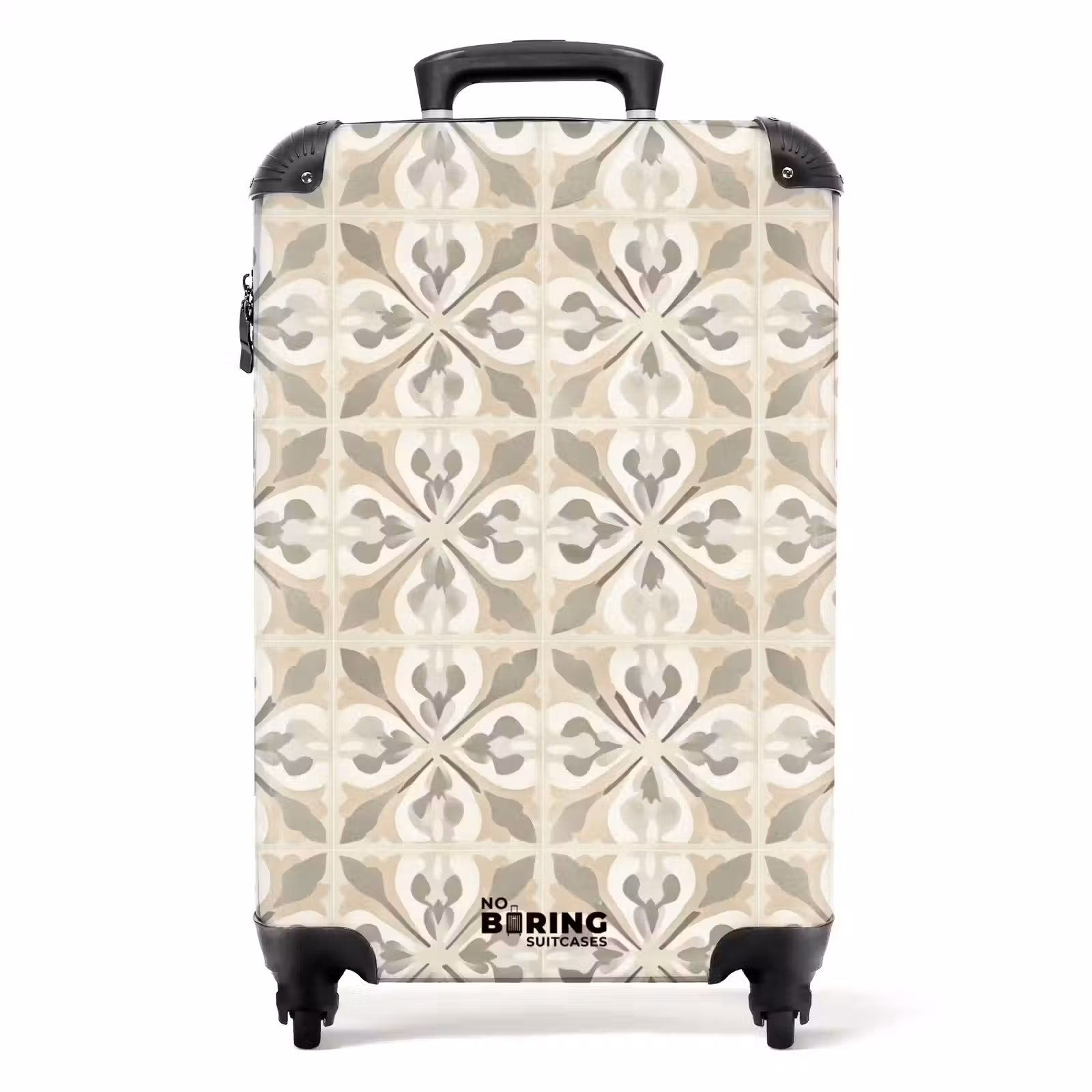 Koffer - Fliese - Motiv - Beige — 1