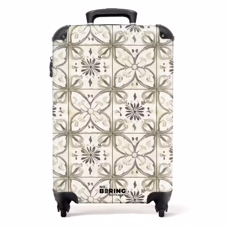 Koffer - Antik - Fliese - Beige — 1