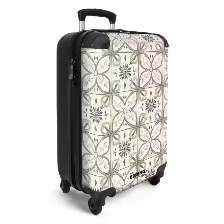 Koffer - Antik - Fliese - Beige — 2