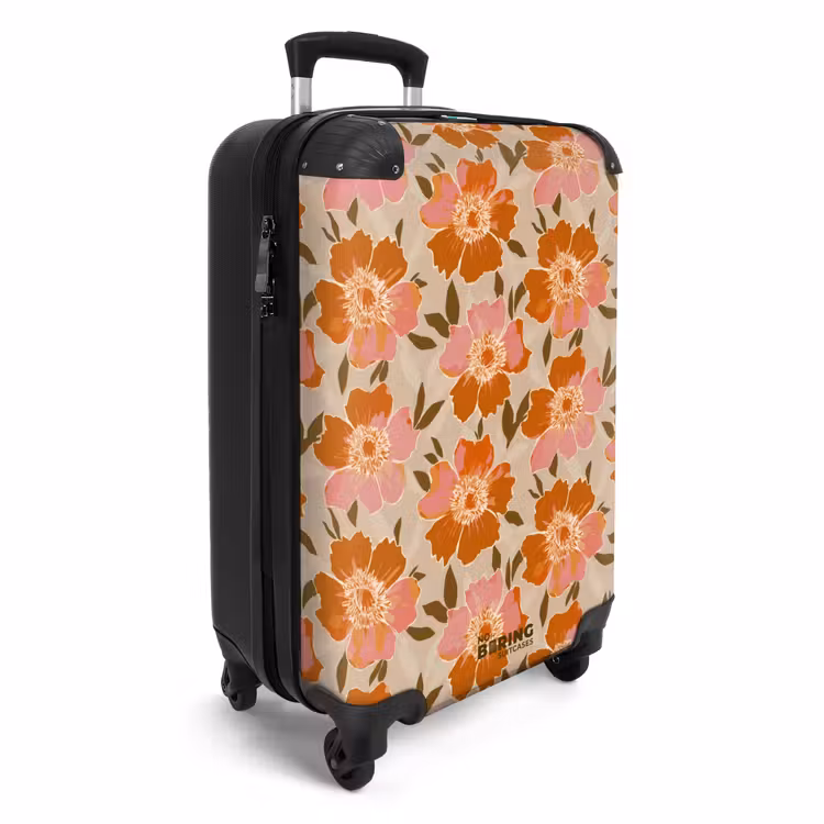 Koffer - Blumen - Motiv - Retro — 2