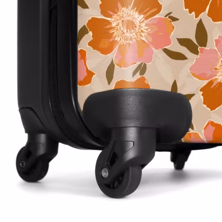 Koffer - Blumen - Motiv - Retro — 7