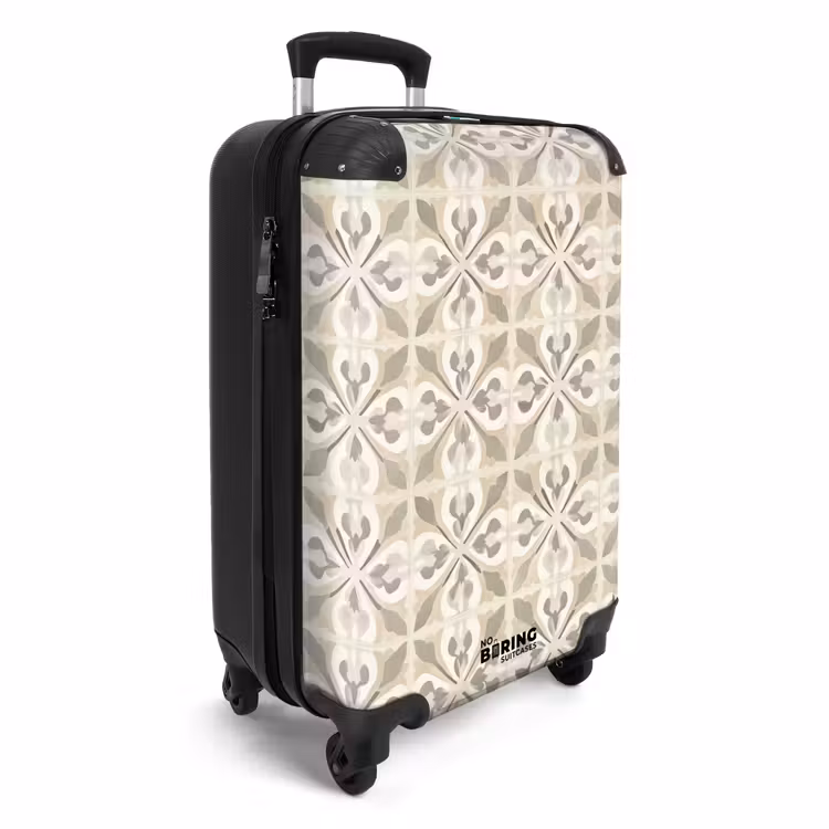 Koffer - Fliese - Motiv - Beige — 2