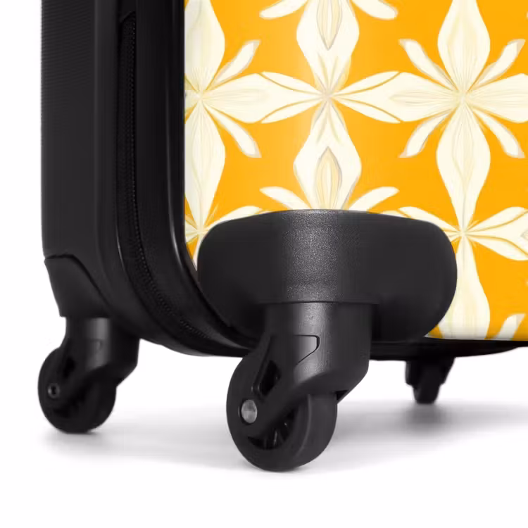 Koffer - Muster - Retro - Gelb — 7