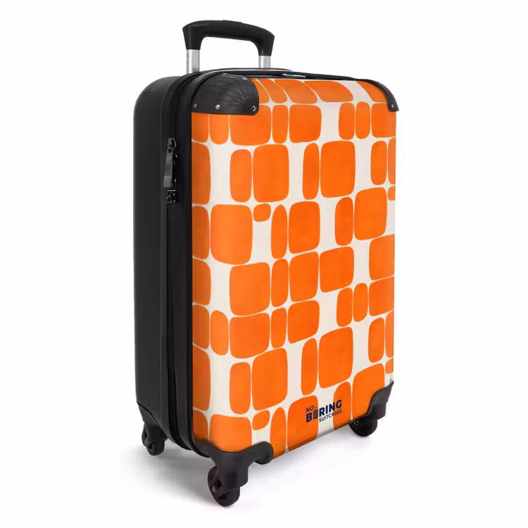 Koffer - Muster - Retro - Orange — 2