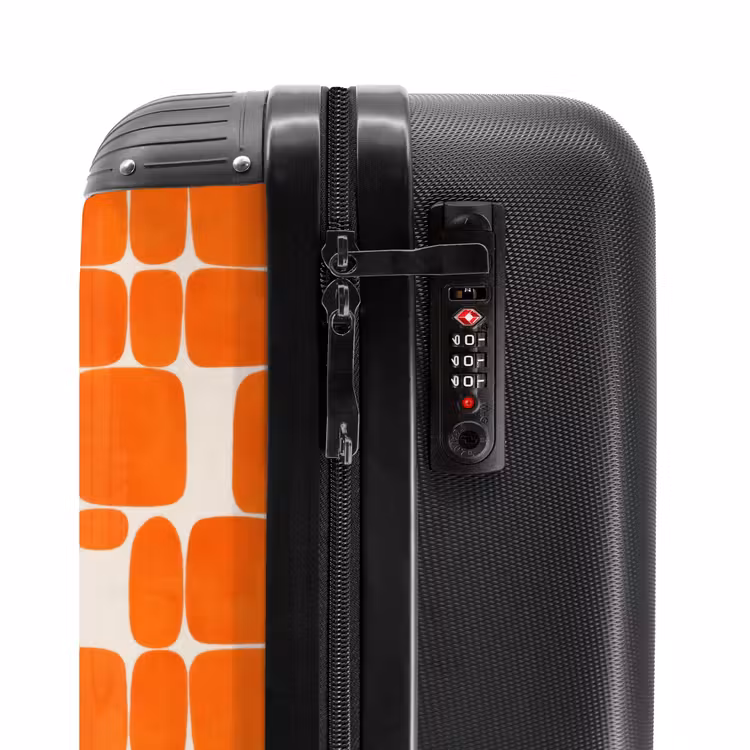 Koffer - Muster - Retro - Orange — 6