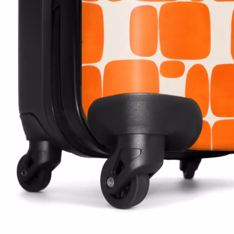 Koffer - Muster - Retro - Orange — 7
