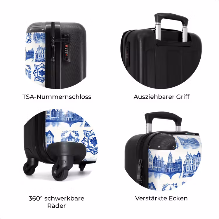 Koffer - Häuser - Schiffe - Blau — 8