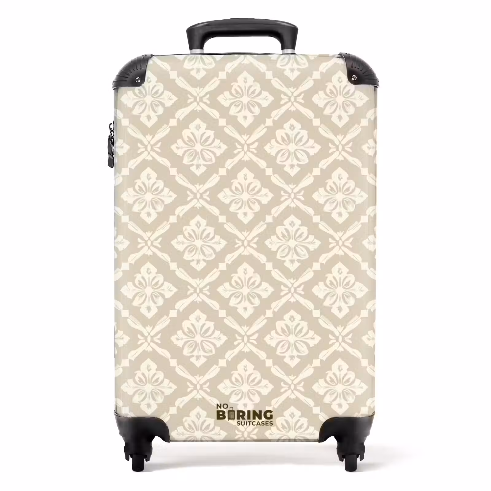 Koffer - Floral - Ornament - Beige — 1