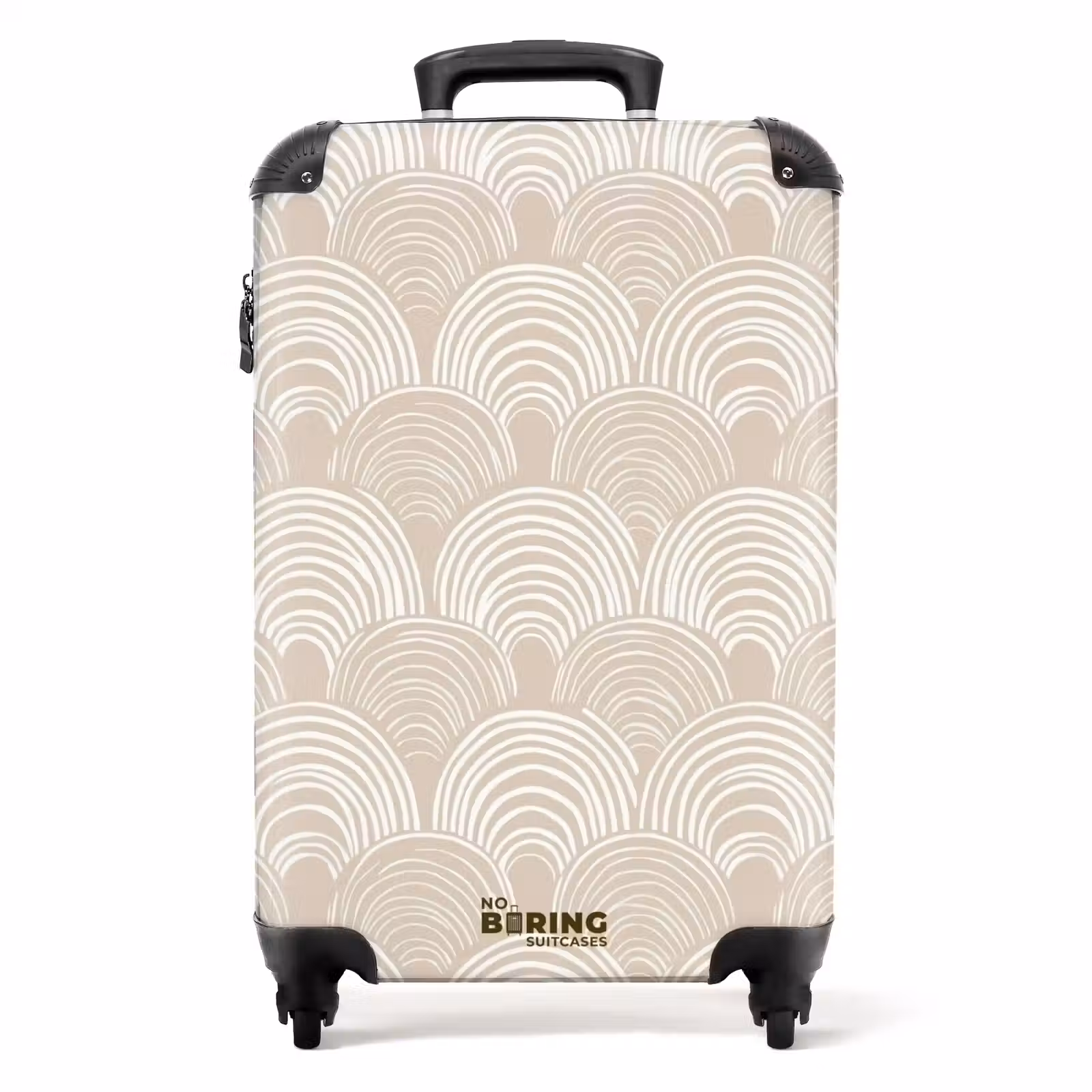 Koffer - Wellen - Textur - Beige — 1