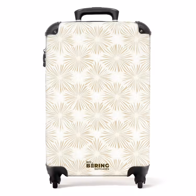 Koffer - Abstrakt - Motiv - Beige — 1