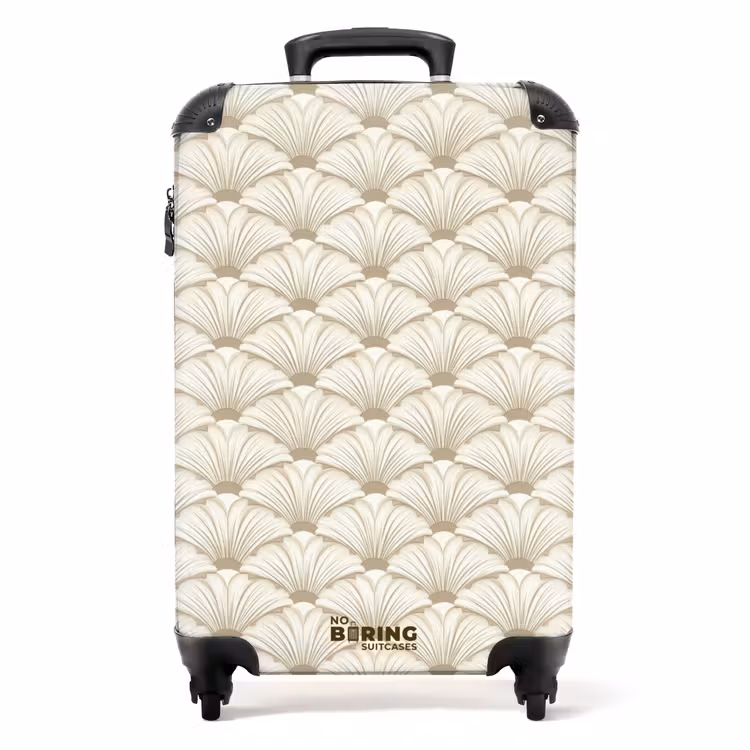 Koffer - Klassisch - Kunst - Beige — 1