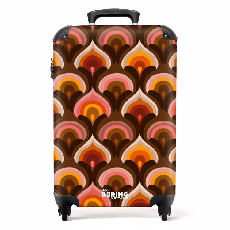 Koffer - Muster - Retro - Farbenfroh — 1