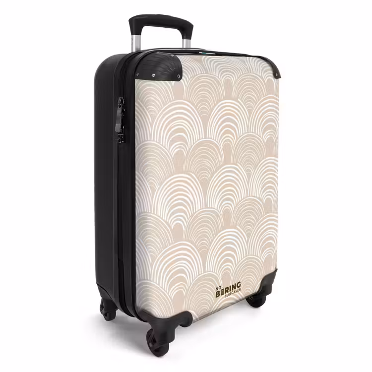 Koffer - Wellen - Textur - Beige — 2