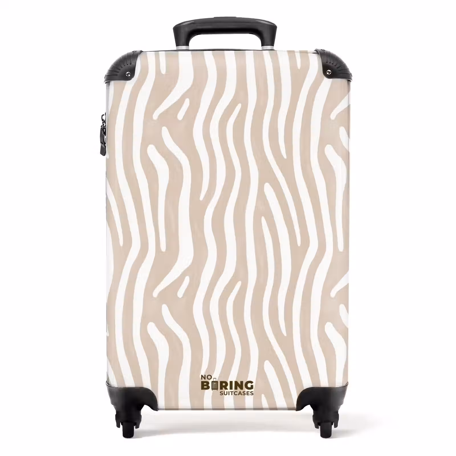 Koffer - Abstrakt - Zebra - Beige — 1