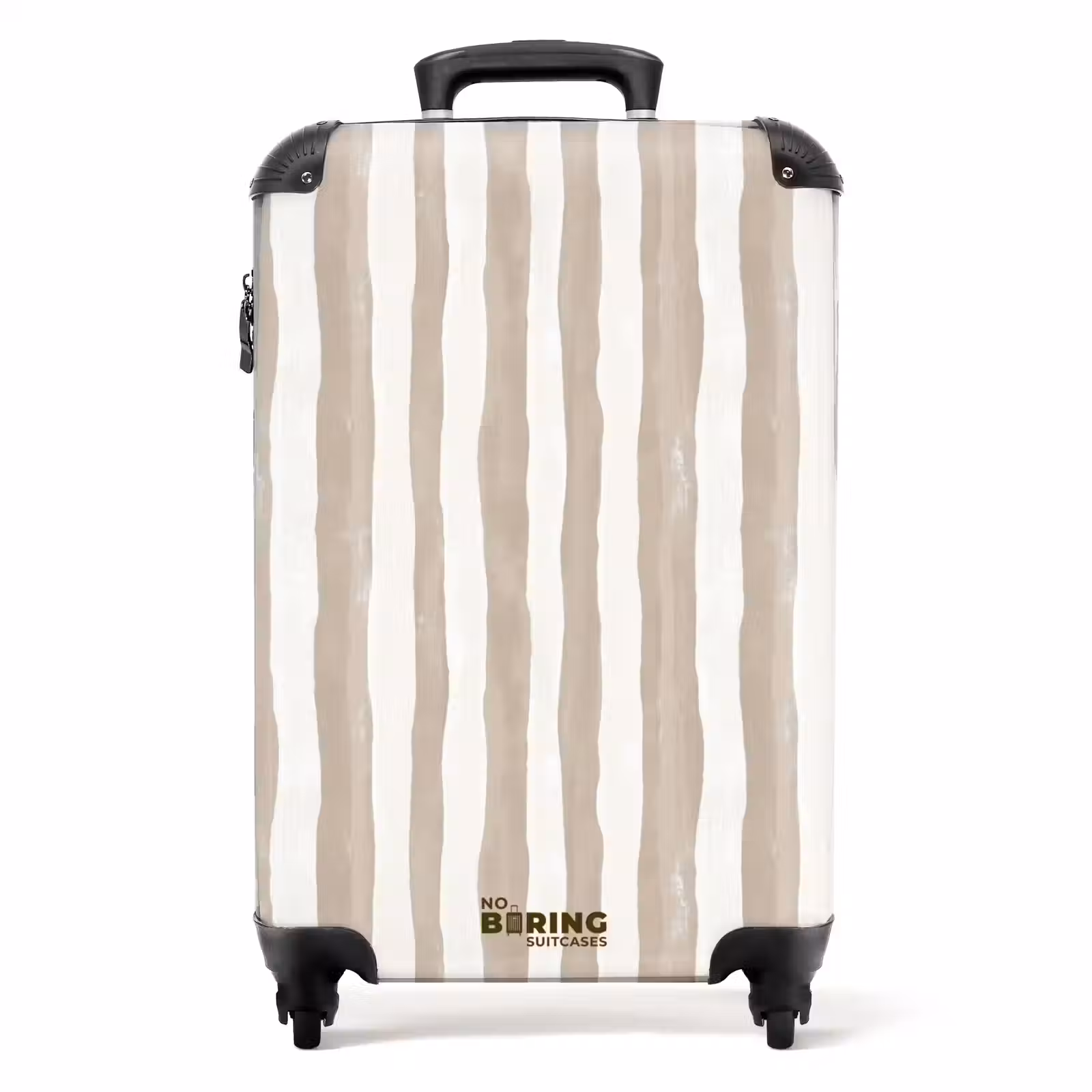 Koffer - Minimalistisch - Streifen - Beige — 1