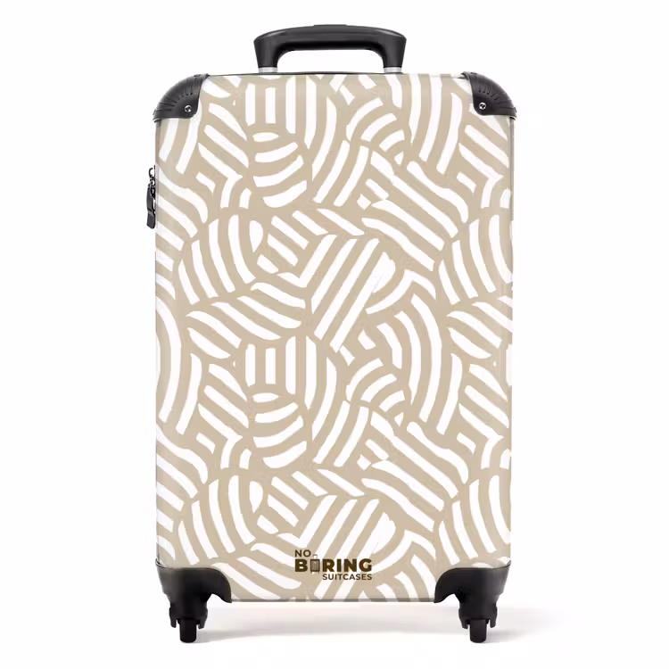 Koffer - Abstrakt - Modern - Beige — 1