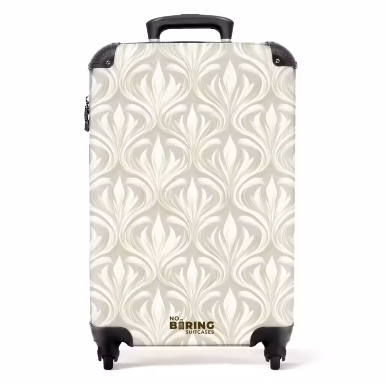 Koffer - Barock - Muster - Beige — 1