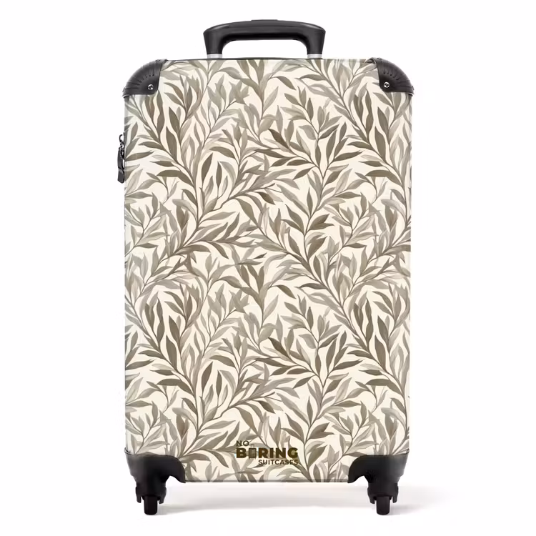 Koffer - Zweige - Botanisch - Taupe — 1