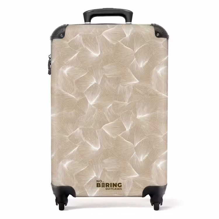 Koffer - Organisch - Textur - Beige — 1