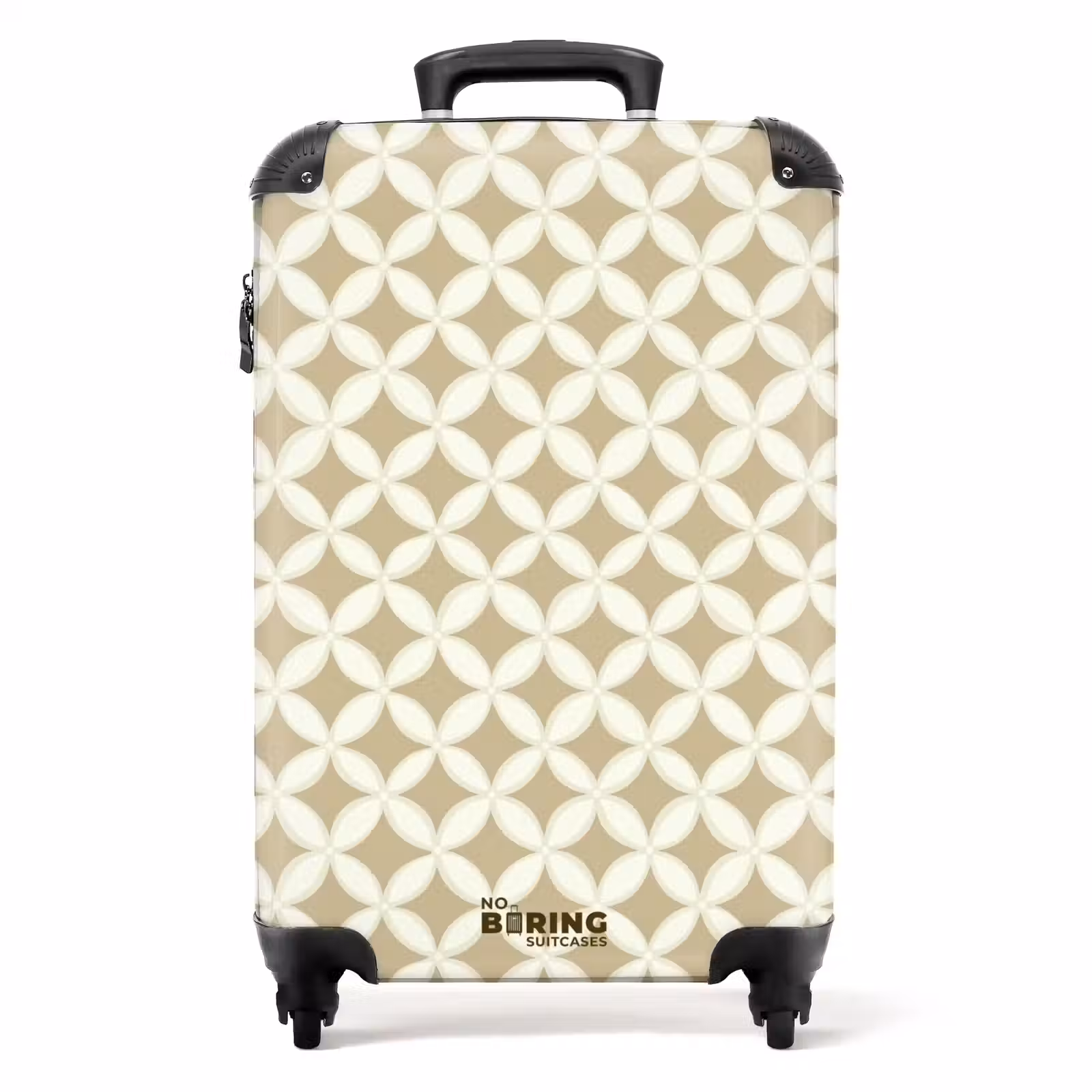 Koffer - Symmetrisch - Motiv - Beige — 1