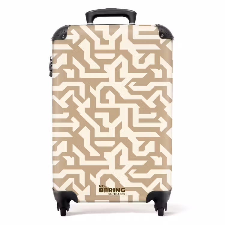 Koffer - Modern - Abstrakt - Beige — 1