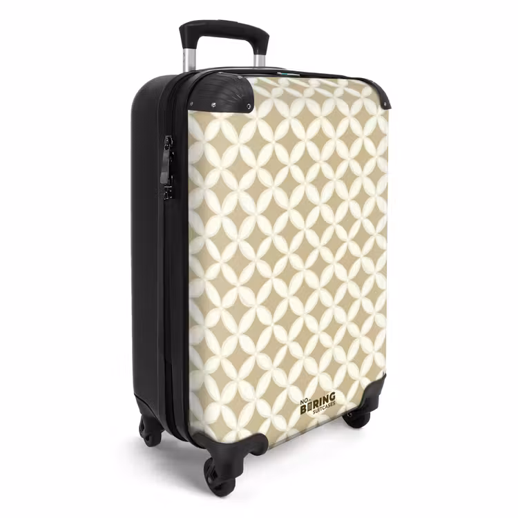 Koffer - Symmetrisch - Motiv - Beige — 2