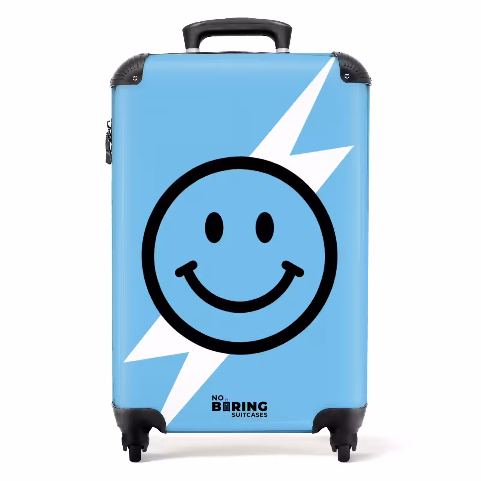 Koffer - Smiley - Blau - Blitzschlag — 1