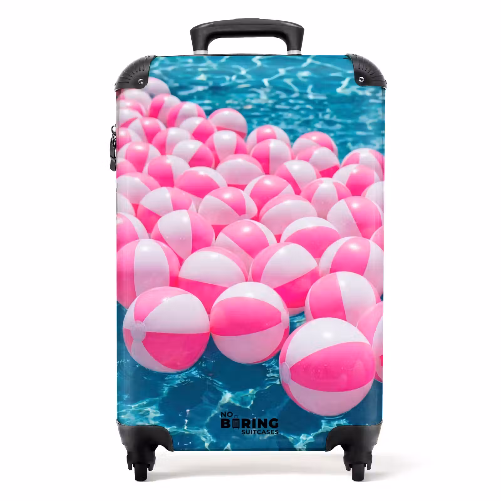 Koffer - Strandbälle - Rosa - Wasser — 1