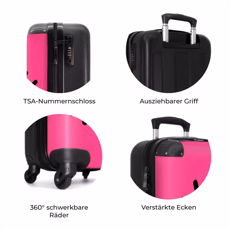 Koffer - Minimalistisch - Auge - Rosa — 8
