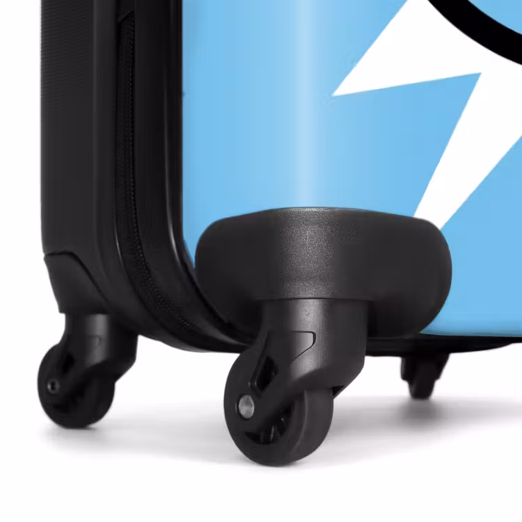Koffer - Smiley - Blau - Blitzschlag — 7