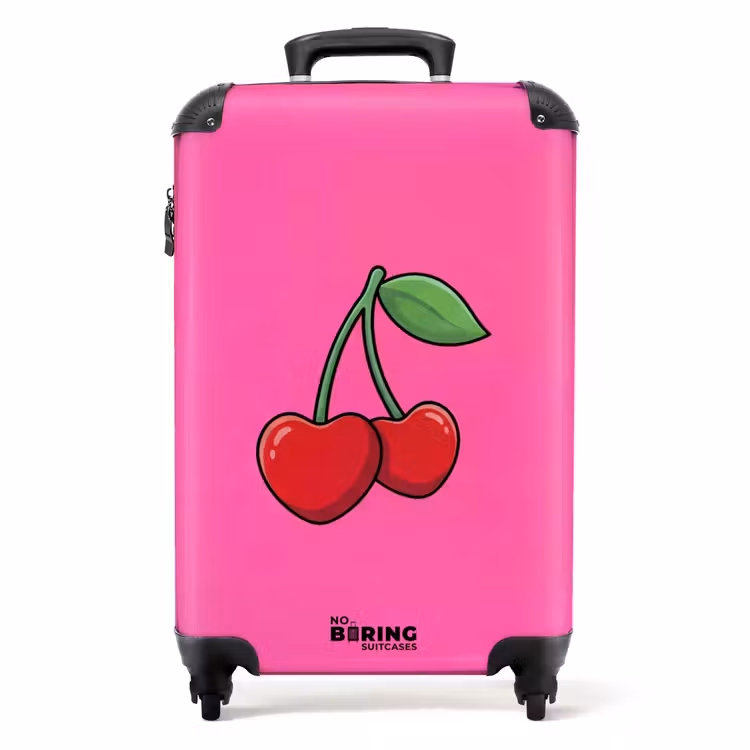 Koffer - Kirsche - Rosa - Obst — 1