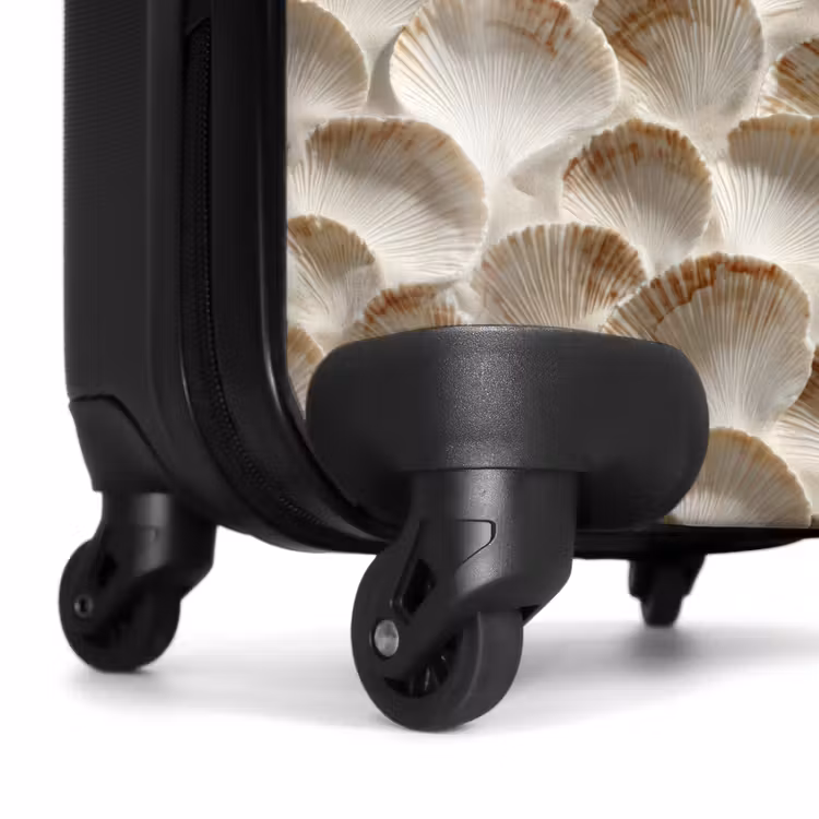 Koffer - Muscheln - Fächerform - Weiß — 7