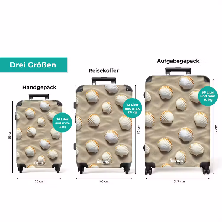 Koffer - Muscheln - Sand - Maritim — 3