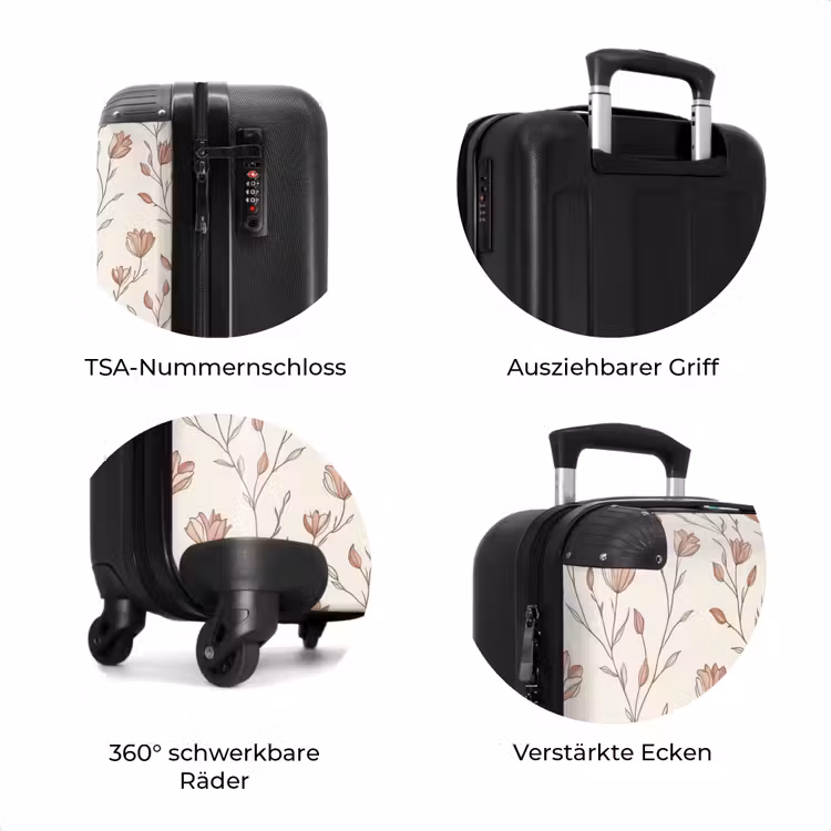 Koffer - Muster - Klassisch - Rosa — 8