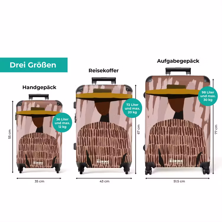 Koffer - Abstrakt - Abbildung - Illustration - Hut — 3
