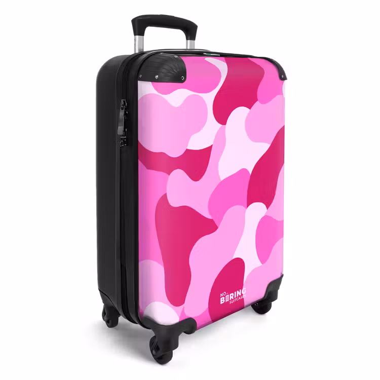 Koffer - Camouflage – Rosa – Muster — 2