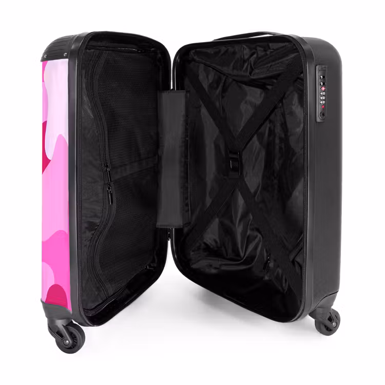 Koffer - Camouflage – Rosa – Muster — 5