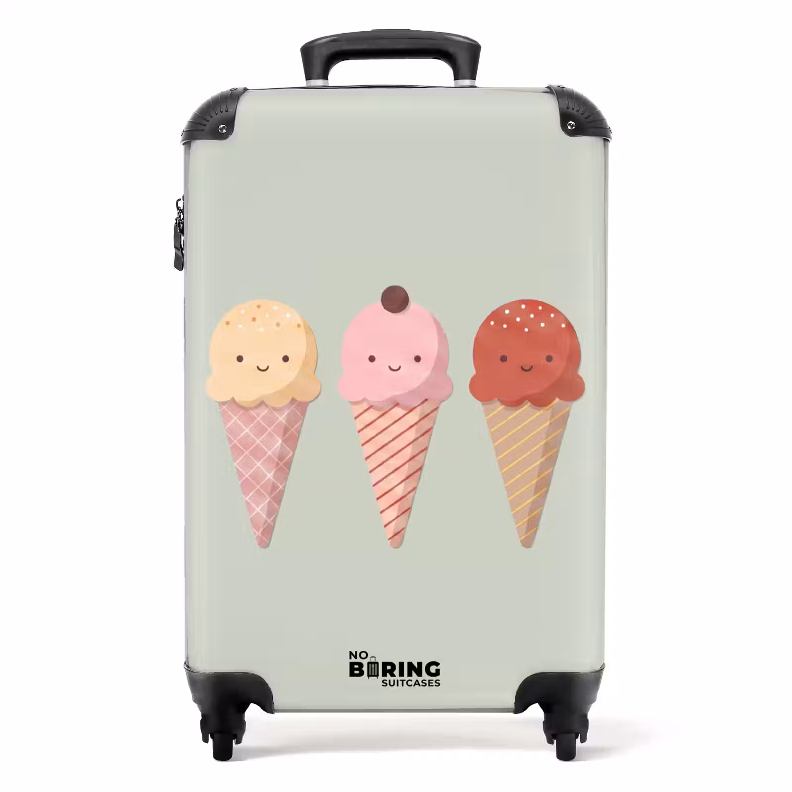 Koffer - Eis – Eistüten – Essen – Illustration – Fröhlich — 1