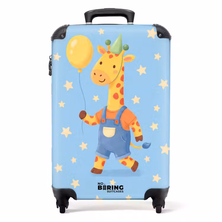 Koffer - Tiere – Giraffe – Luftballon – Party – Kinderzimmer — 1