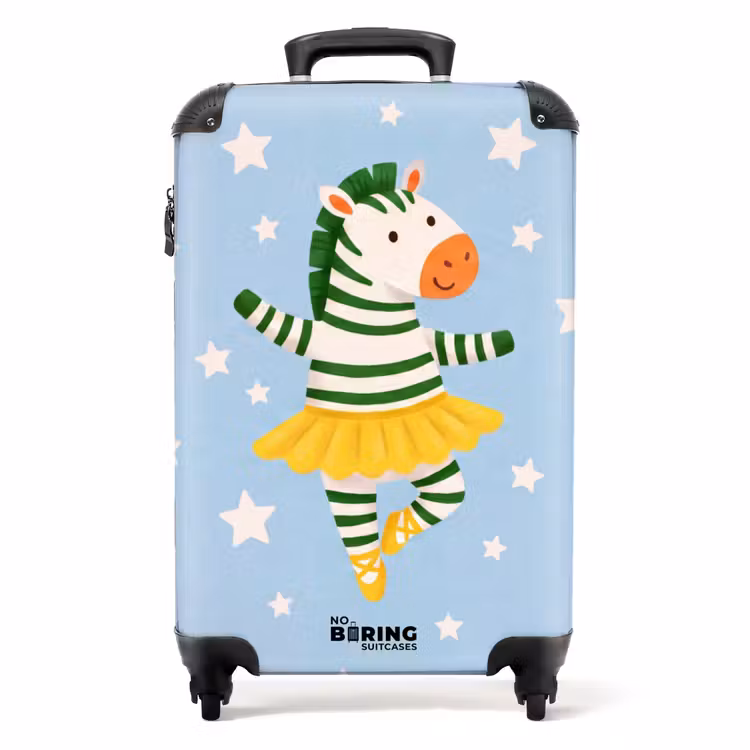 Koffer - Tiere – Tanz – Illustration – Kinderzimmer – Sterne — 1