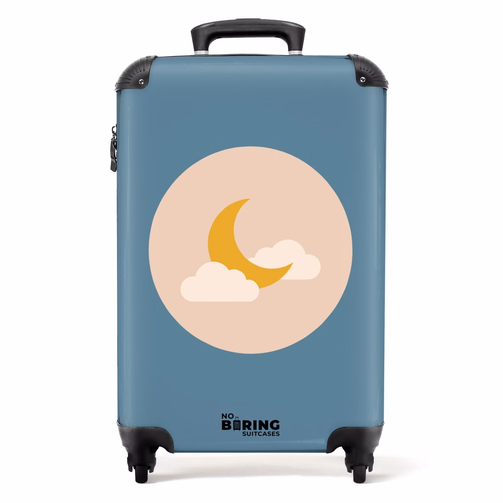 Koffer - Mond – Wolken – Natur – Abstrakt – Gelb — 1