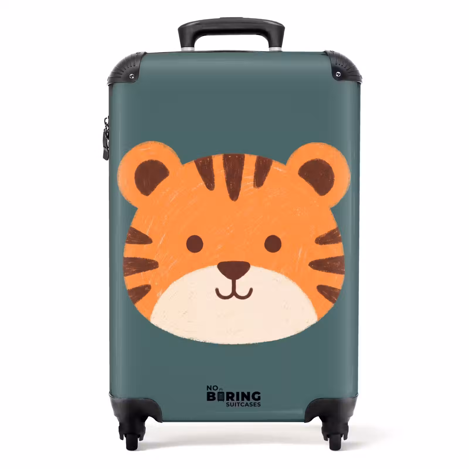 Koffer - Tiere – Kopf – Orange – Illustration – Modern — 1