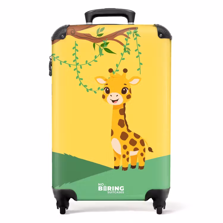 Koffer - Giraffe – Dschungel – Gelb — 1