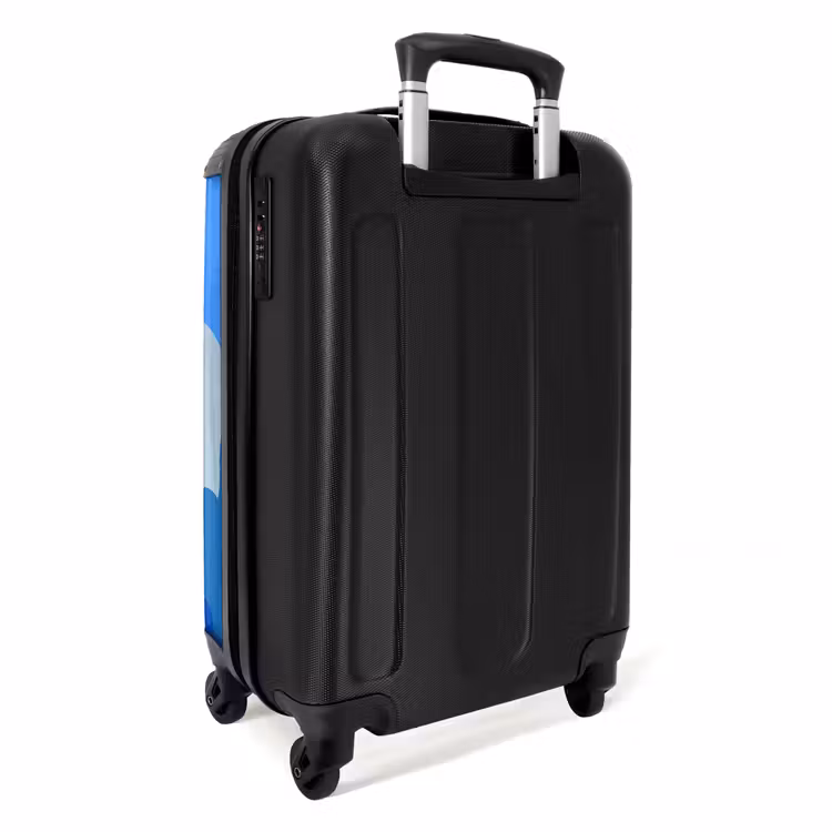 Koffer - Tarnmuster – Blau – Muster — 4