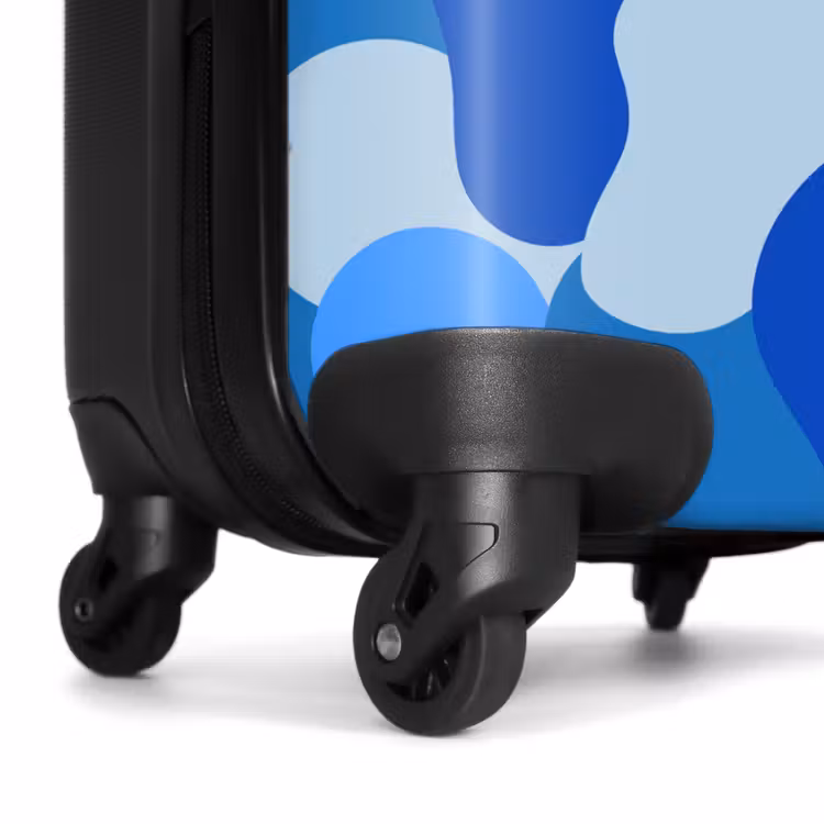 Koffer - Tarnmuster – Blau – Muster — 7