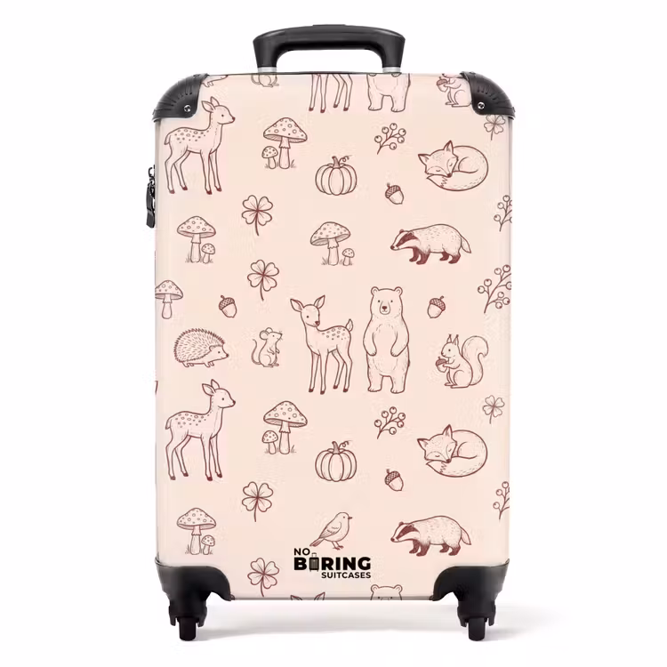 Koffer - Tiere – Wald – Natur – Skizze – Muster — 1