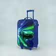 Blaue Kinderkoffer