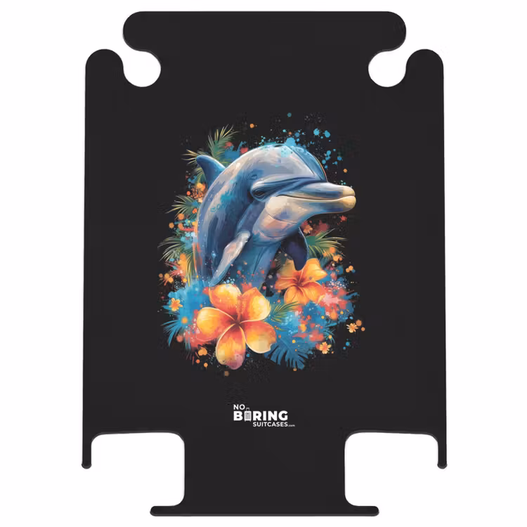 CaseSwap™ - Delphin inmitten von Graffiti-Blumen — 1