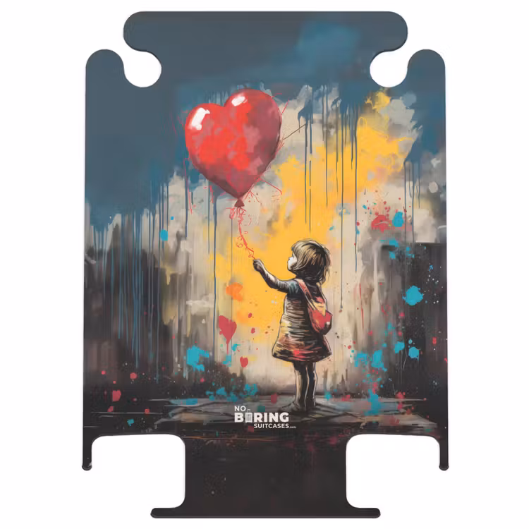 CaseSwap™ - Mädchen mit Luftballon im Graffiti-Stil — 1