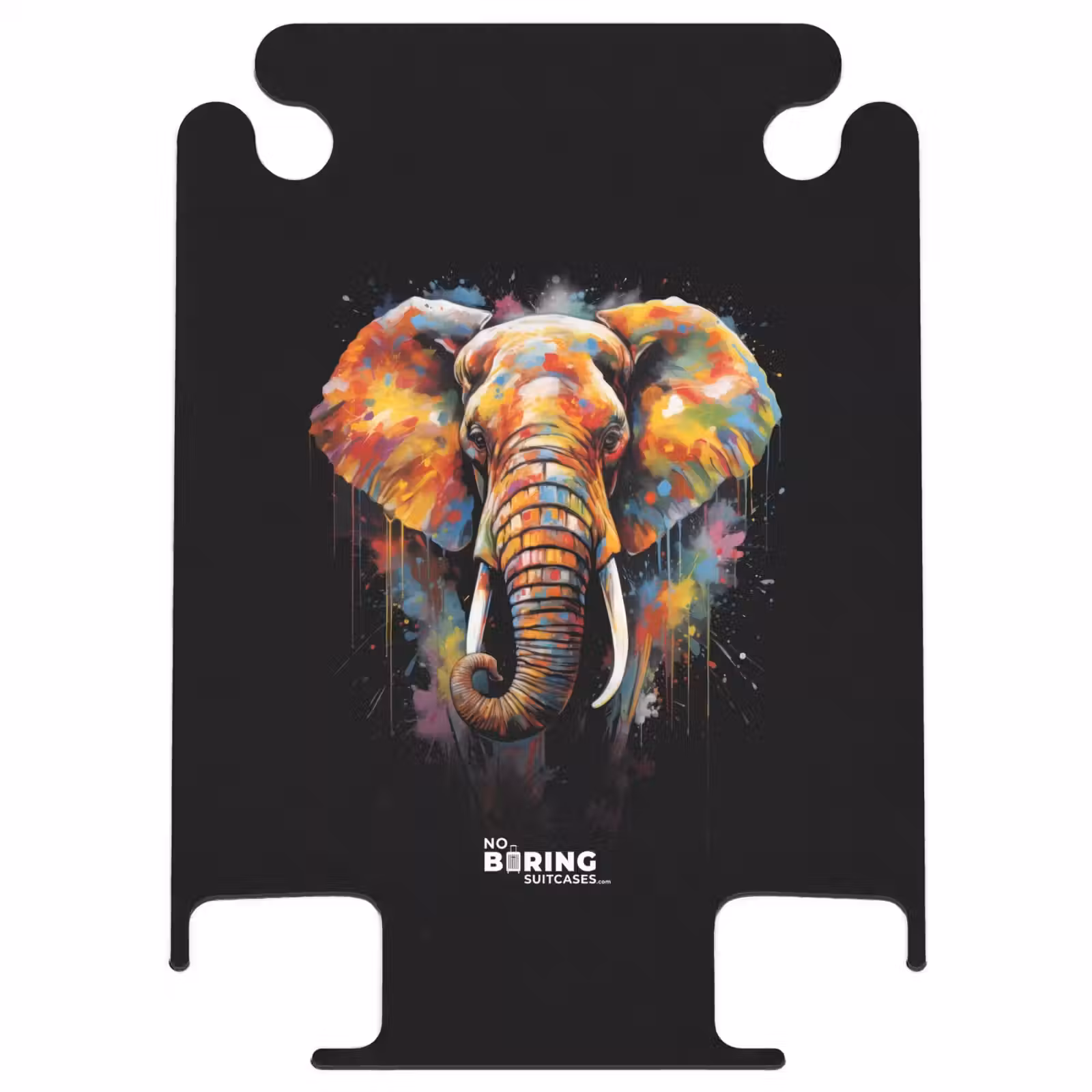 CaseSwap™ - Elefant mit bunten Spritzern verziert — 1